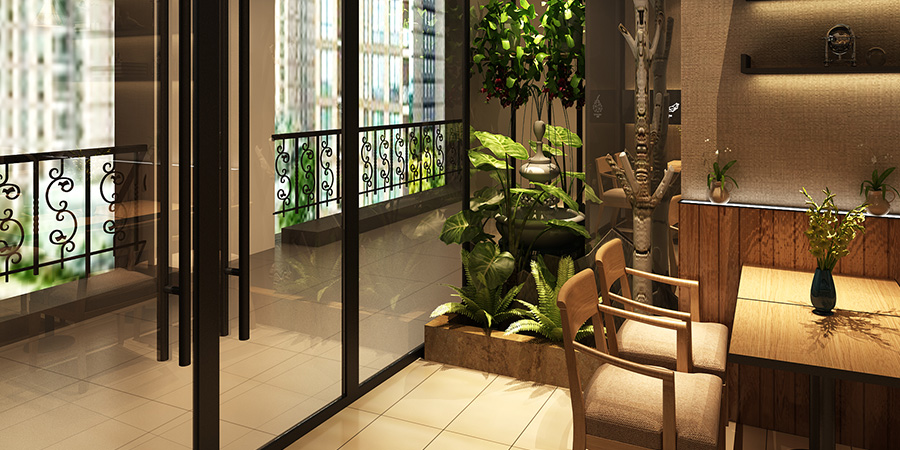 釣魚島美食廣場餐飲裝修工程