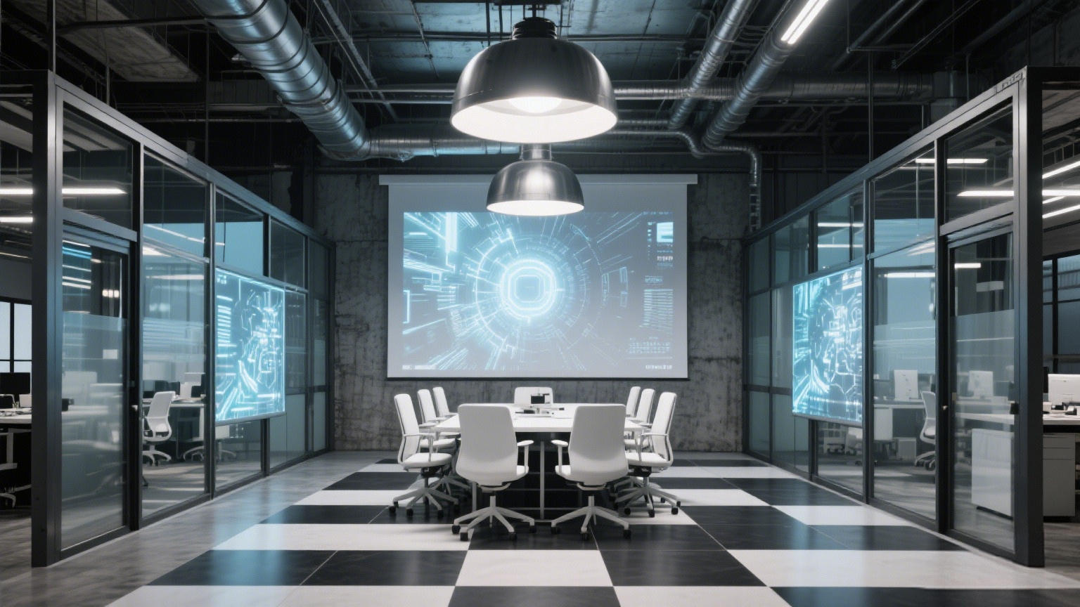 工業風+科技感，打造年輕化辦公新體驗